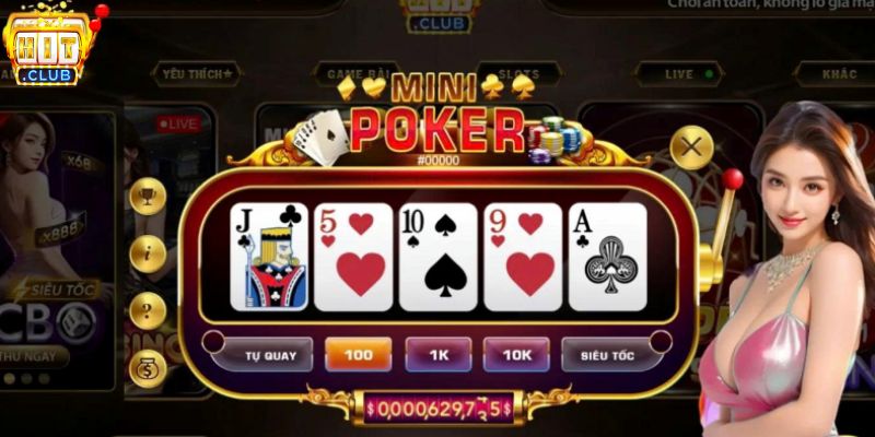 Cách tham gia trò chơi Mini poker HITCLUB đơn giản