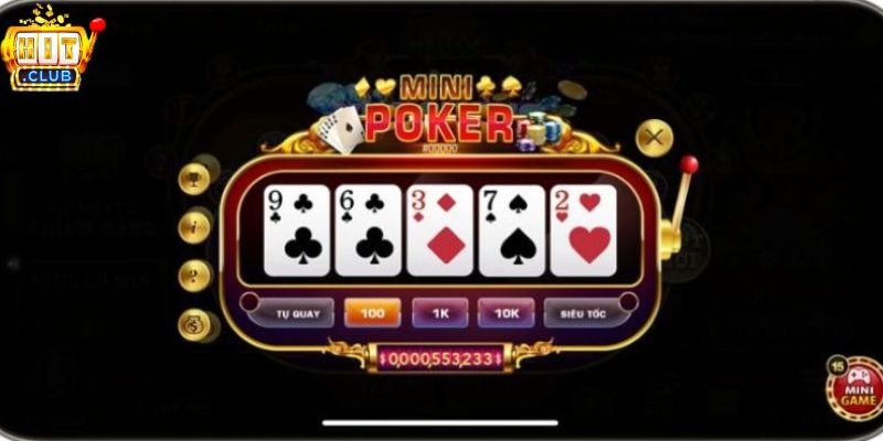 Giới thiệu trò chơi Mini poker HITCLUB