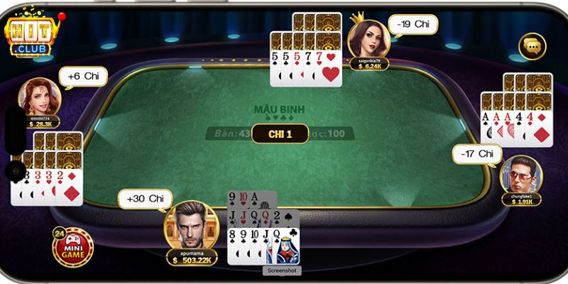 Hướng dẫn cách chơi bài Mậu binh cơ bản tại HITCLUB
