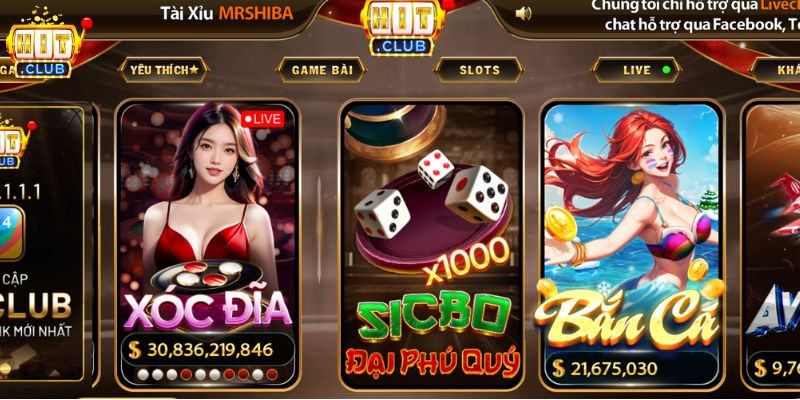 Hướng dẫn quy trình chơi Sicbo Đại Phú Quý Hitclub cơ bản